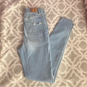 American Eagle Outfitters Light Blue Skinny Jeans